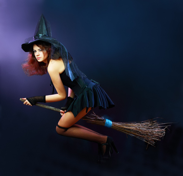 brunette witch - Photo, image