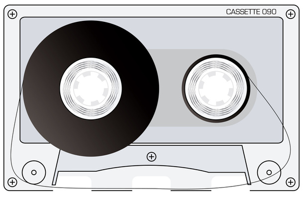 Casstte tape - Vector, afbeelding