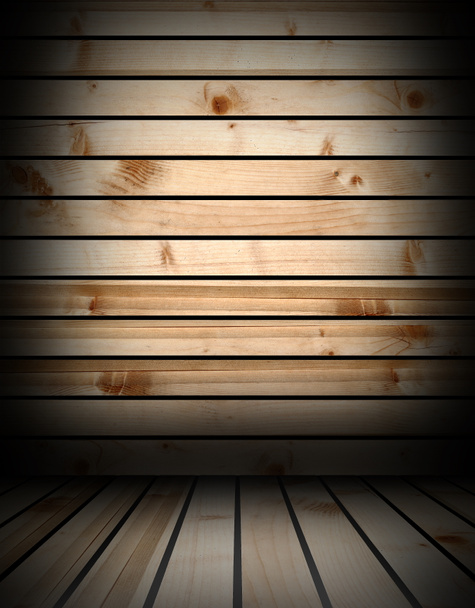 interior backdrop with wooden materials - Photo, Image