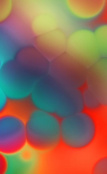 Fractal pretty background. Cool design with colorful shapes and lines. Abstract artistic wallpaper. Hipster graphic image with interesting pattern. - 写真・画像
