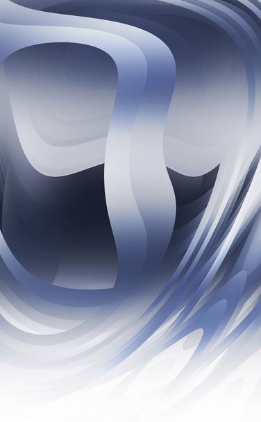 Dynamische trendy eenvoudige vloeiende kleurverloop abstracte koele achtergrond met overlappende lijneffecten. Illustratie voor behang, banner, achtergrond, kaart, boek, pamflet, website. 2d illustratie - Foto, afbeelding