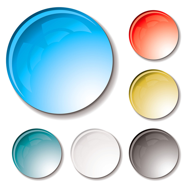 Bubble buttons gel - Vector, afbeelding