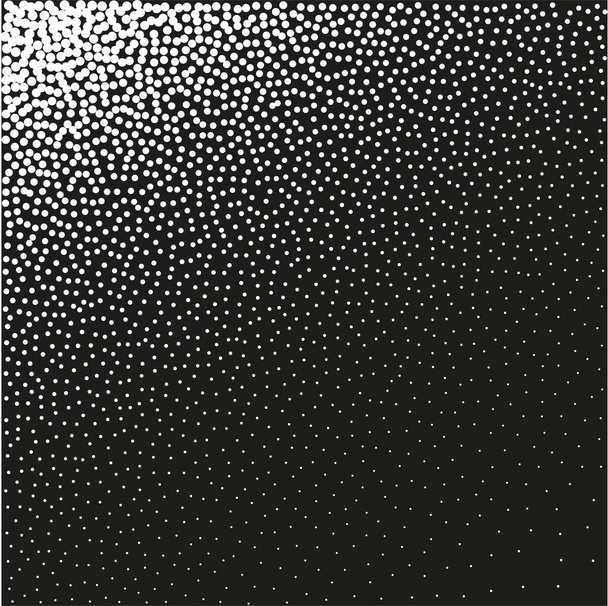 Circle, Abstract Radial Gradient, Fine Black Dots, Circle With Dots, - Vector, Image