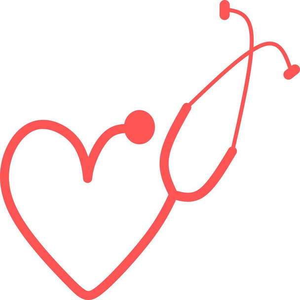 Ikona stetoskopu v módním plochém stylu. Ikona stetoskopu symbol stránky pro design webu Ikona stetoskopu logo, aplikace, Ui. Ikona stetoskopu Vektorová ilustrace, Eps10. Lékařská a zdravotní péče - Vektor, obrázek