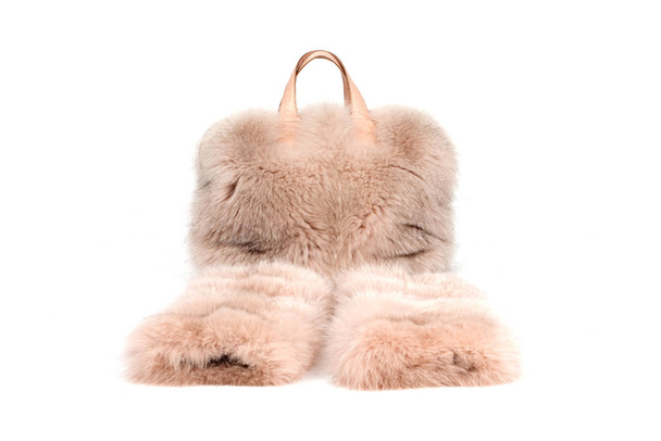 Collection de manteaux de fourrure chers sur un mannequin
 - Photo, image