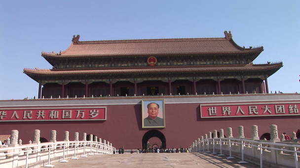 Chiński Pałac na dachu - Materiał filmowy, wideo