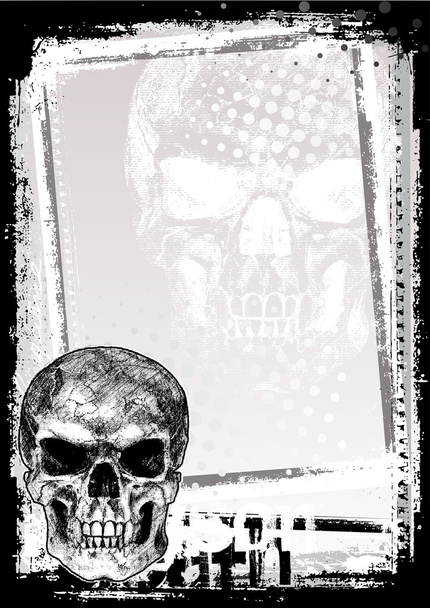 Death poster background - Vettoriali, immagini