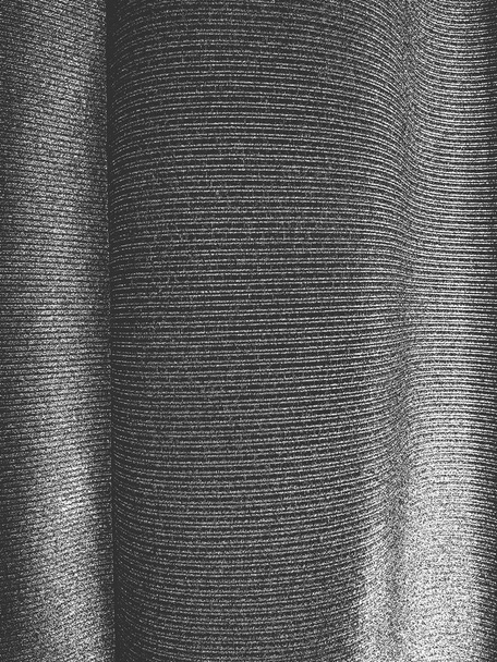 Distress Grunge Vektor Textur aus Stoff, Tasche, Sack, Sack, Sacktuch, Absackung, Sack. schwarzer und weißer Hintergrund. - Vektor, Bild