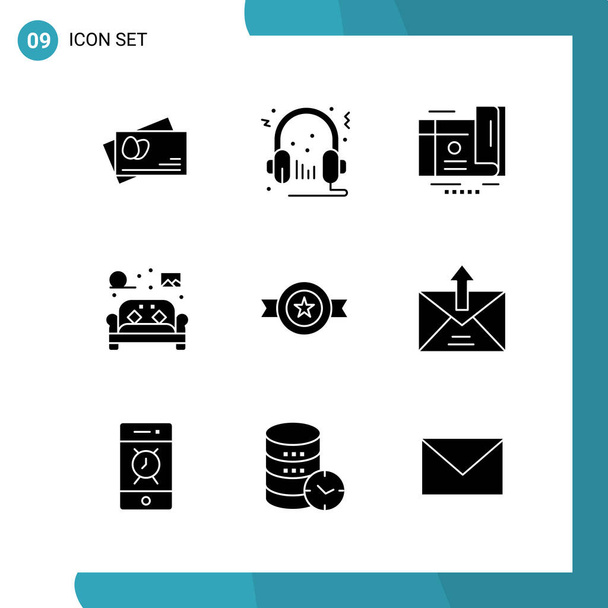 set of universal creative icons, simply vector Illustrations for web and mobile apps and projects  - Vektor, Bild