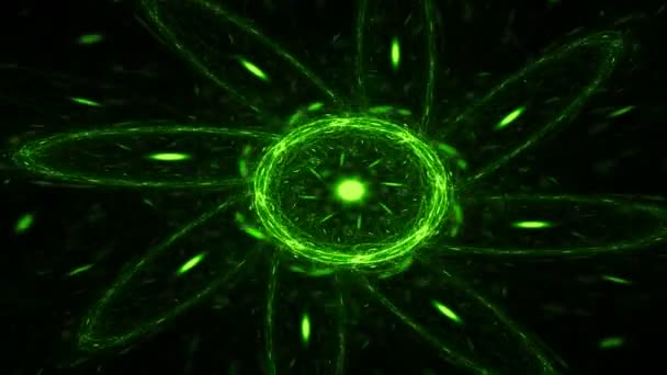 Plasma Bol Swirl Wave 4k Reality Loop creatieve beweging achtergrond. Elektrische Explosie Energie Rimpel 3d Circle Shape Animatie. - Video