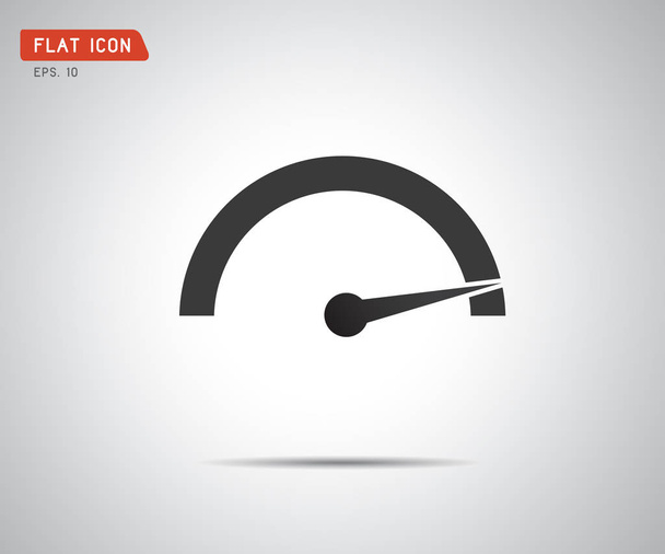Prestatiemeting. Logo Speed, icoon Vector illustratie - Vector, afbeelding