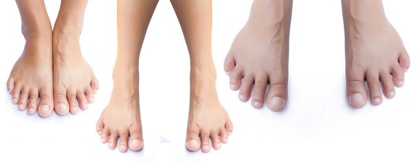 Mujeres hermosas pie sobre fondo blanco
 - Foto, Imagen