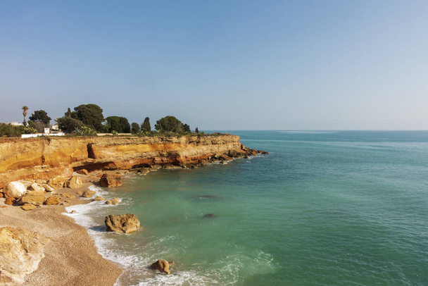 Vinaroz kıyıları açık bir günde, Costa Azahar - Fotoğraf, Görsel