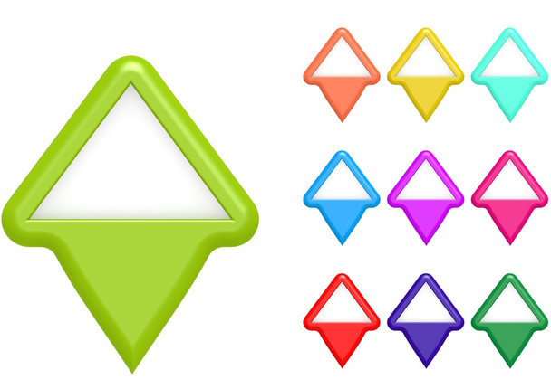 Triangle markers - Photo, image