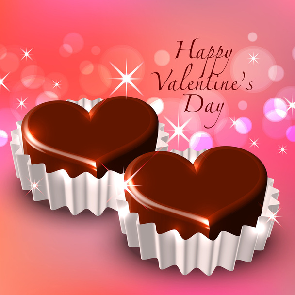 Valentine's Chocolate - Вектор, зображення