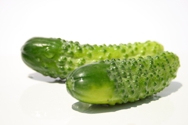twee komkommers - Foto, afbeelding