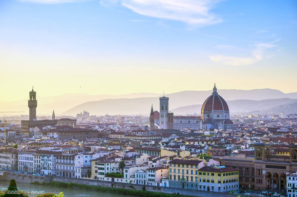 Вид з висоти Флоренції, Італії та Флоренції. - Фото, зображення
