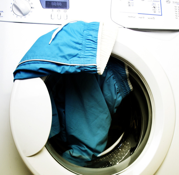 Trousers and laundry. - Foto, Bild