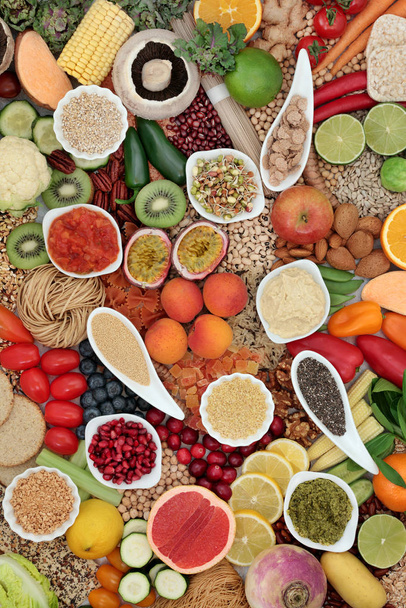 Terveellinen ruoka vegaaniselle ruokavaliolle
 - Valokuva, kuva