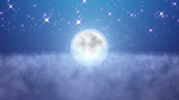 rêve pleine lune au-dessus des nuages
 - Séquence, vidéo