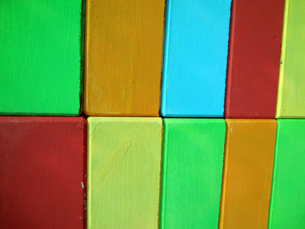colorido de juguete de madera - fondo colorido
 - Foto, Imagen