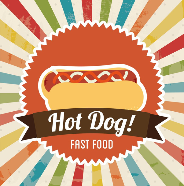 hot dogi - Wektor, obraz