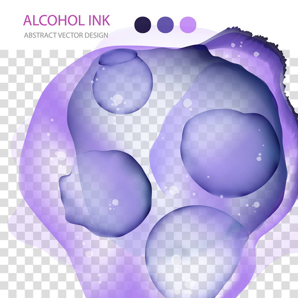 Abstract vector illustration. Alcohol ink. - Vector, Image