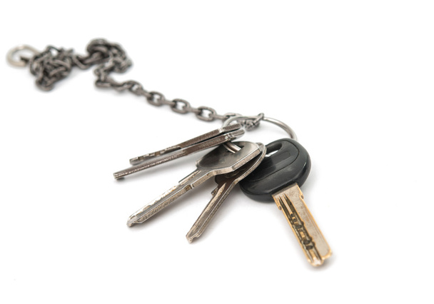 μάτσο κλειδιά που έχουν απομονωθεί - Φωτογραφία, εικόνα