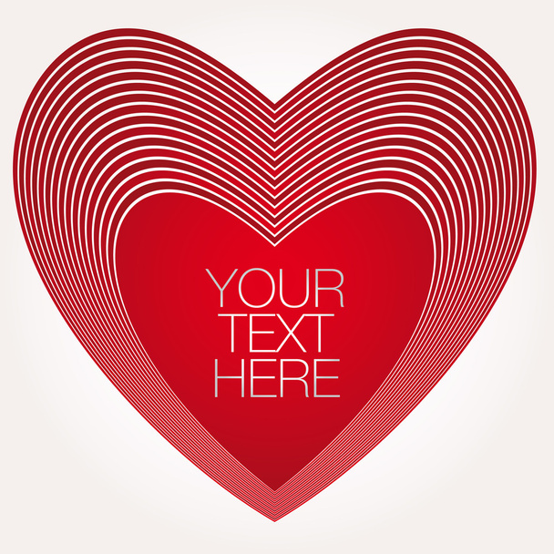 Heart Vector Illustration icons symbols Valentine day - Vector, afbeelding
