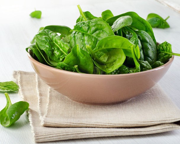 Fresh green spinach leaves - Fotografie, Obrázek