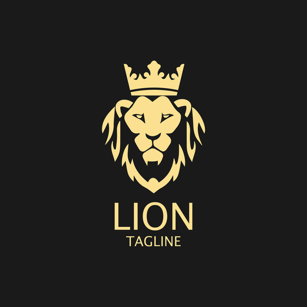 Lion Logo Template vector icon illustration design - Vector, Image