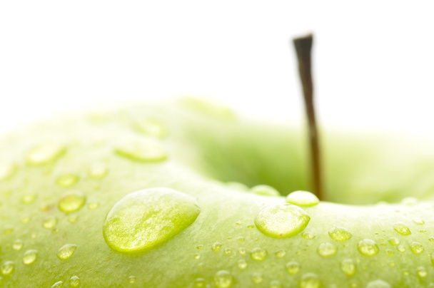 Wet apple closeup - Foto, imagen