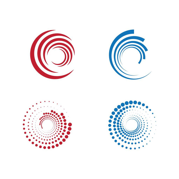 Set Icône spirale Vector Illustration design Logo
  - Vecteur, image