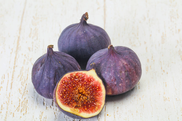 Ripe sweet fresh fig fruit - Photo, Image
