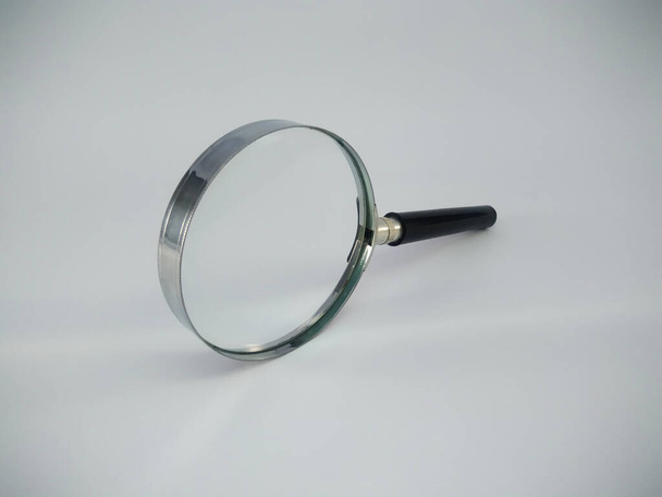 Magnifying glass isolated on white background - Photo, Image