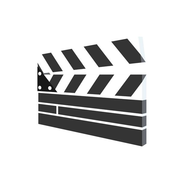 Χαριτωμένο εικονίδιο σκηνοθέτη ταινία για banner, γενική εκτύπωση σχεδιασμό και web - Διάνυσμα, εικόνα