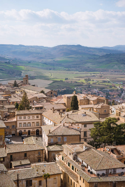 Aerial view of rooftops in Orvieto, Rome suburb, Italy - Photo, image