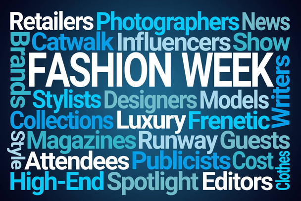 Fashion Week Word Cloud - 写真・画像