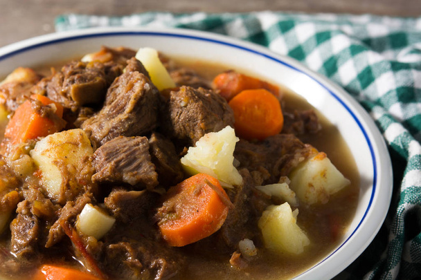 Irish beef stew with carrots and potatoes - 写真・画像