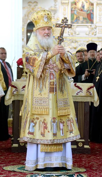 Patriarch Kirill on the service in Kiev, - Foto, Bild