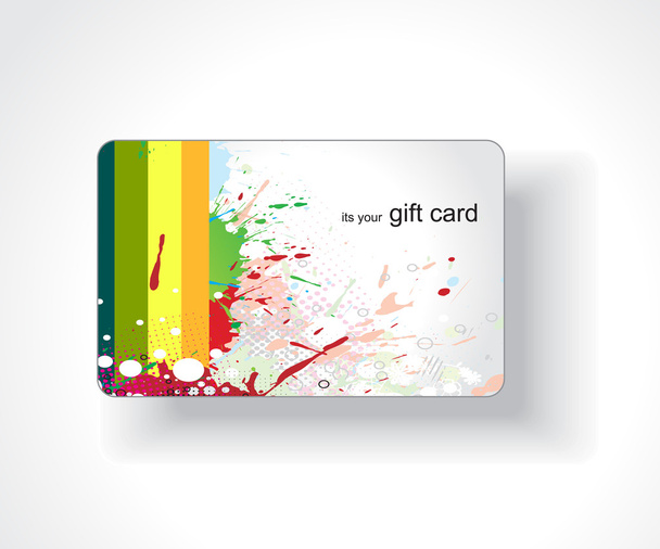 Beautiful gift card - Vetor, Imagem