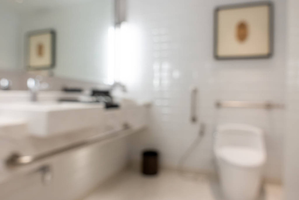 abstract blur bathroom interior for background - Фото, изображение