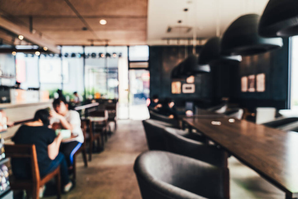 abstract blur and defocused coffee shop and cafe restaurant - Zdjęcie, obraz
