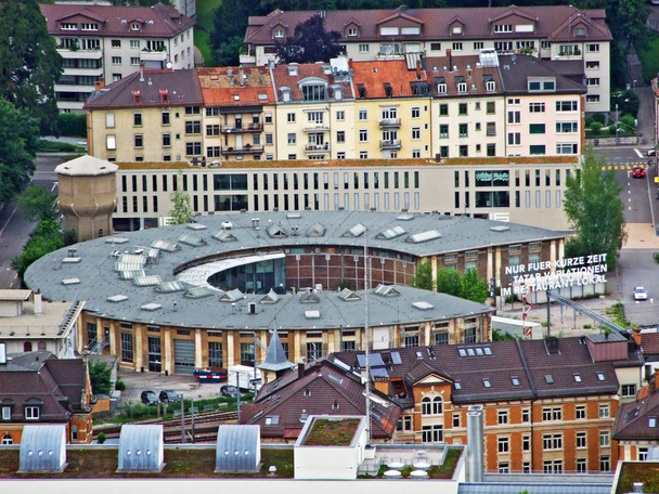 Rezidenční a komerční budovy v městských oblastech - St. Gallen, Švýcarsko - Fotografie, Obrázek