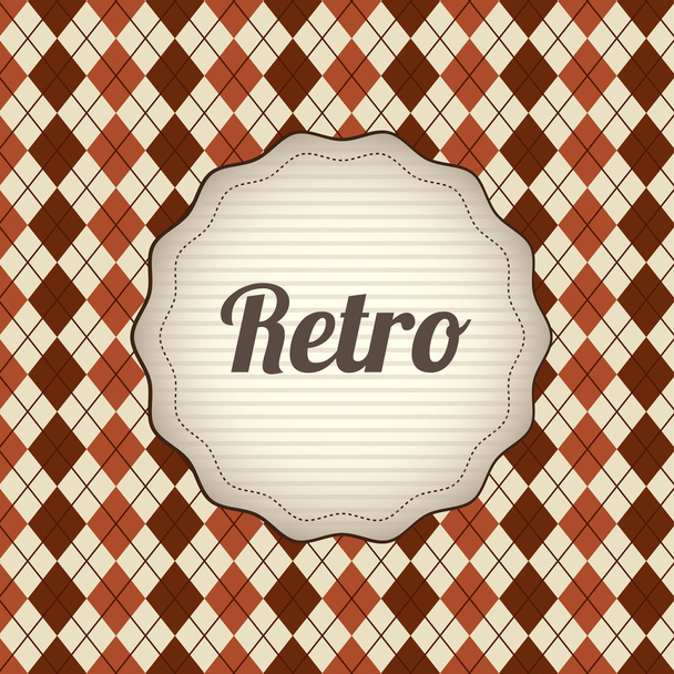 retro label - Vector, afbeelding