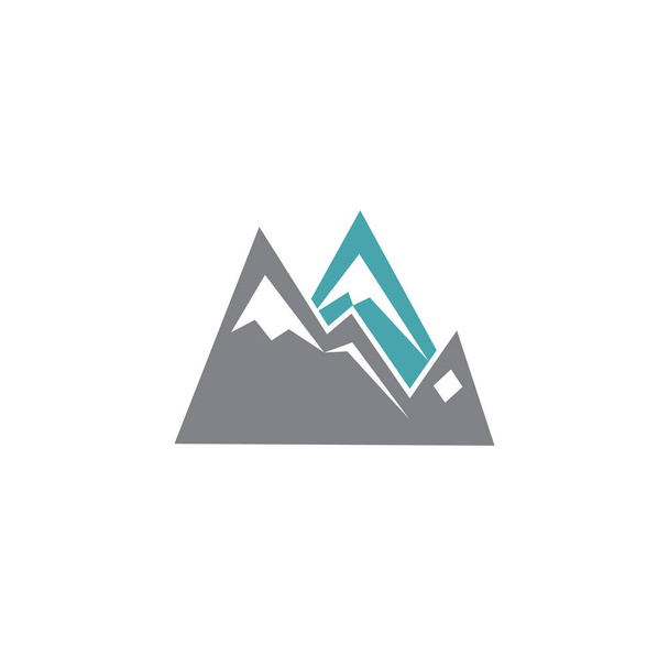 Εικονίδιο που σχετίζεται με το βουνό στο παρασκήνιο για γραφικό και web design. Δημιουργικό σύμβολο έννοιας εικονογράφησης για web ή mobile app. - Διάνυσμα, εικόνα