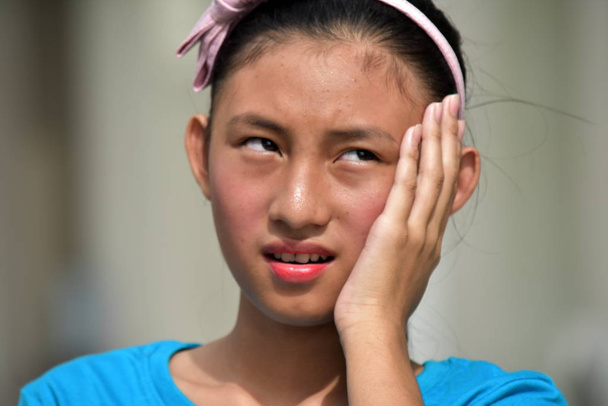 A Confused Girl Youth - Zdjęcie, obraz