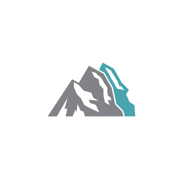 Icono relacionado con la montaña en el fondo para el diseño gráfico y web. Símbolo de concepto de ilustración creativa para web o aplicación móvil
. - Vector, imagen