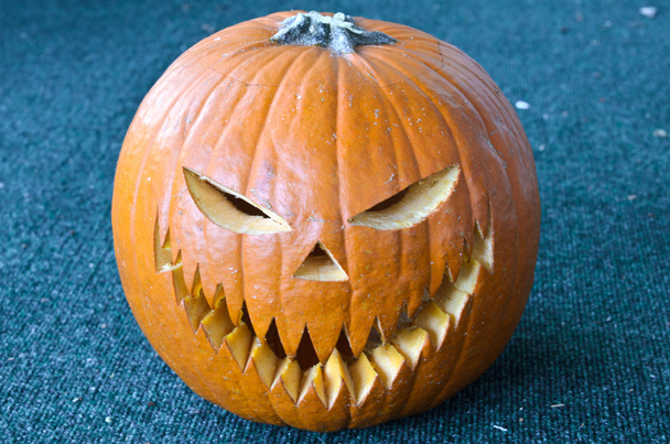 Halloween carved pumpkin - Photo, Image