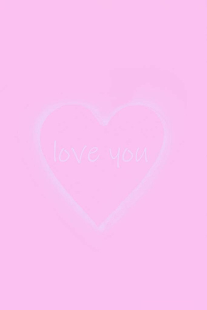Delicate white heart on pink background, copy space - Foto, afbeelding